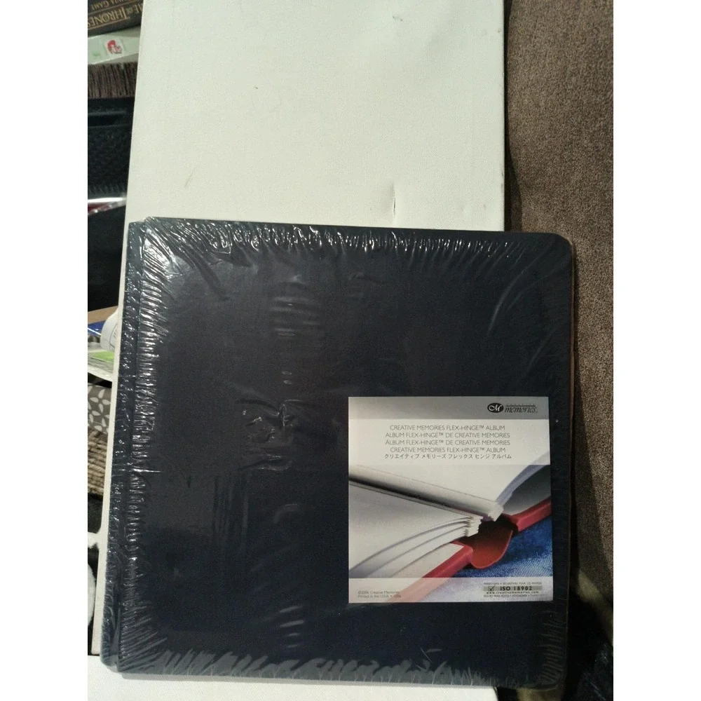 Creative Memories Flex Hinge Scrapbook Album Navy Blue ISO 18902 New No Pages